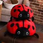 Peluche Kawaii Coccinelle Géante