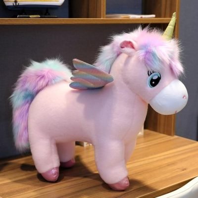 Peluche Kawaii Licorne Ailée