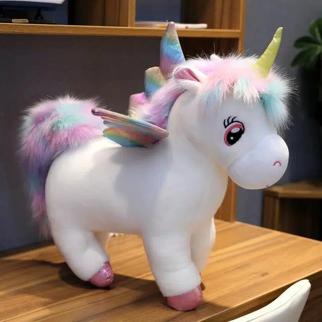 Peluche Kawaii Licorne Ailée
