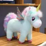 Peluche Kawaii Licorne Ailée