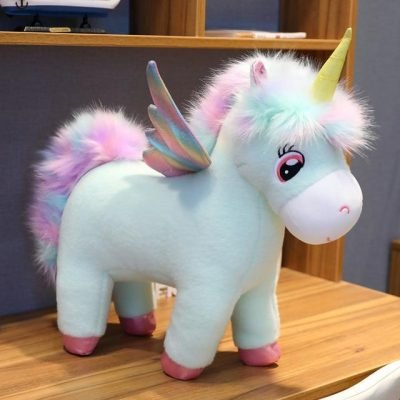 Peluche Kawaii Licorne Ailée