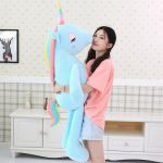 Peluche Kawaii Licorne Géante Bipède