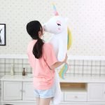 Peluche Kawaii Licorne Géante Bipède