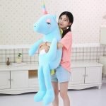 Peluche Kawaii Licorne Géante Bipède