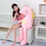 Peluche Kawaii Licorne Géante Bipède