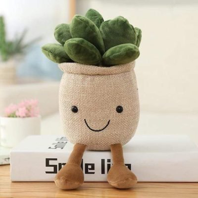 Peluche Kawaii Plante Verte