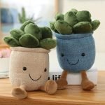 Peluche Kawaii Plante Verte