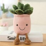 Peluche Kawaii Plante Verte