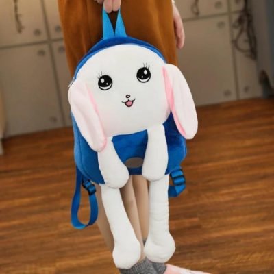 Peluche Sac à Dos Kawaii Lapin Blanc