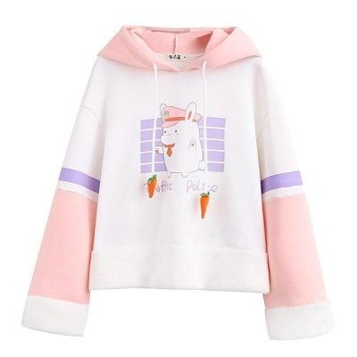 Sweat Kawaii Lapin Police