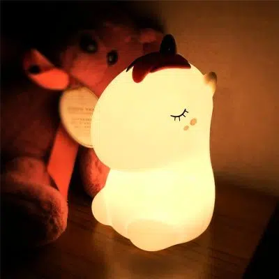 Veilleuse Kawaii<br>Licorne Tactile