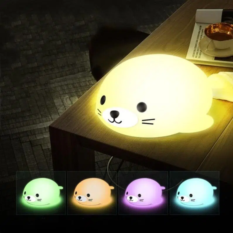 Veilleuse Kawaii Phoque Moelleux